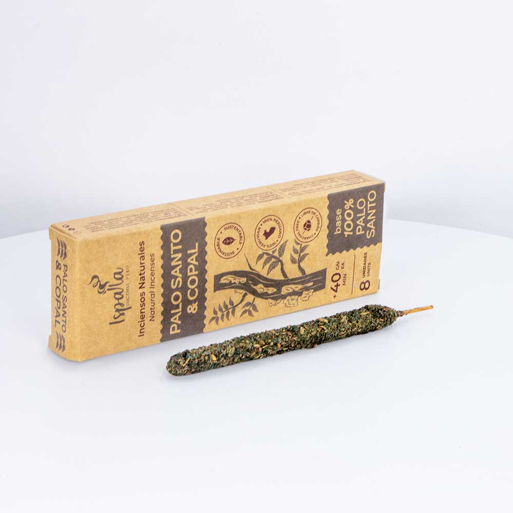 Ispalla Natural Incense - Palo Santo & Copal (8 Sticks)