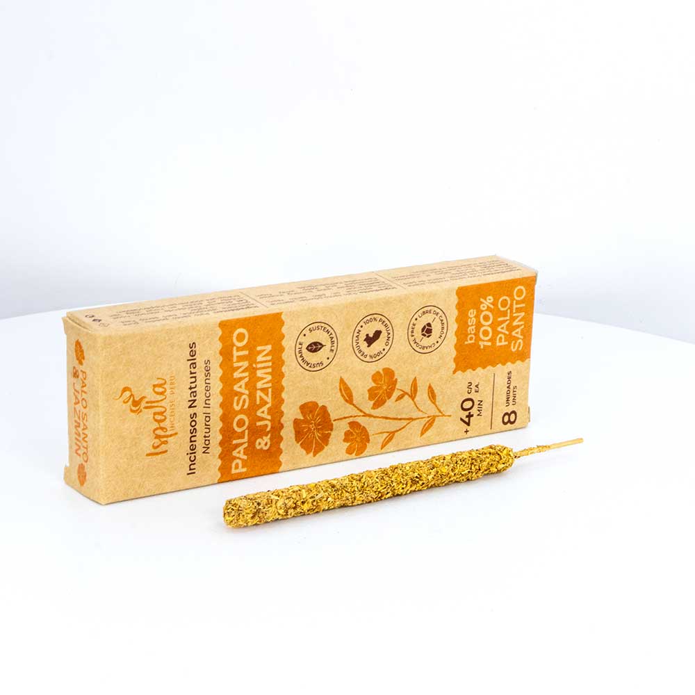 Ispalla Natural Incense - Palo Santo & Jasmine (8 Sticks)