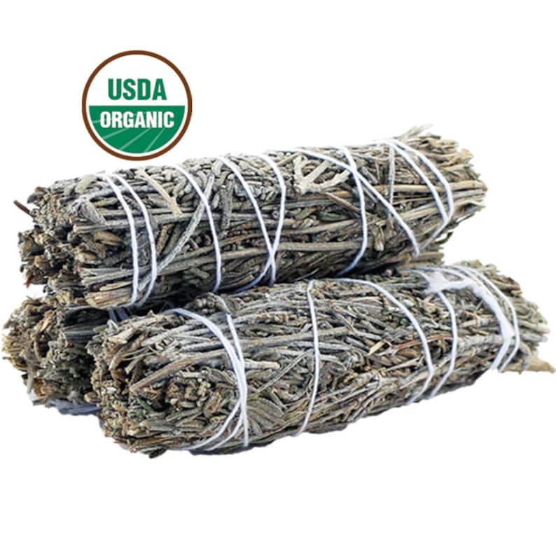 Lavender Sage Smudge Stick 4 Inch – Cleansing, Calm & Restful Energy Bundle