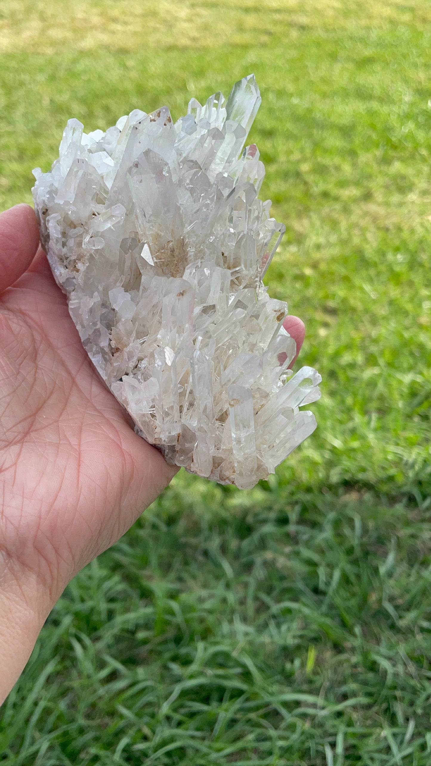 Needle Quartz Cluster 558g