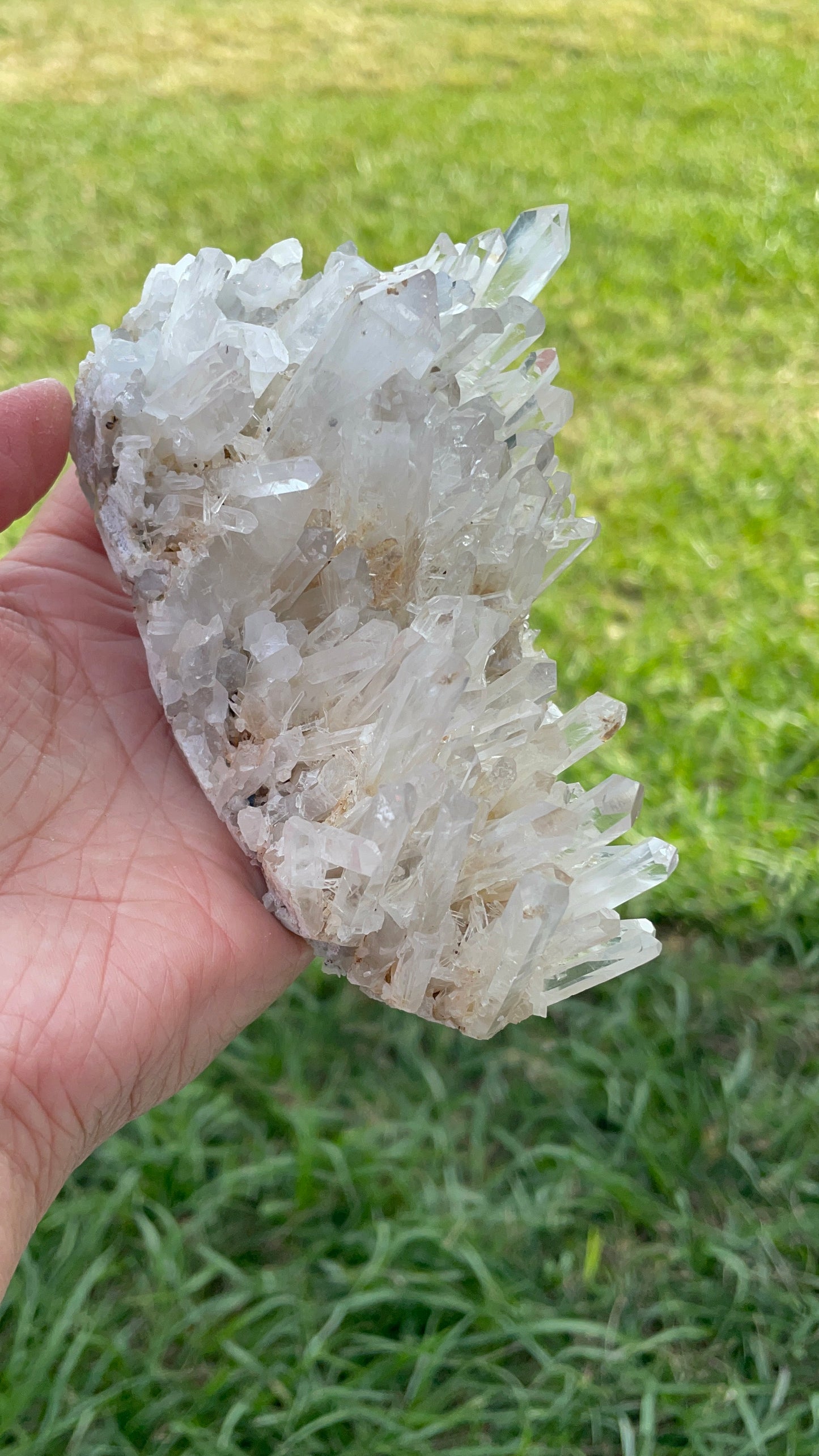 Needle Quartz Cluster 558g