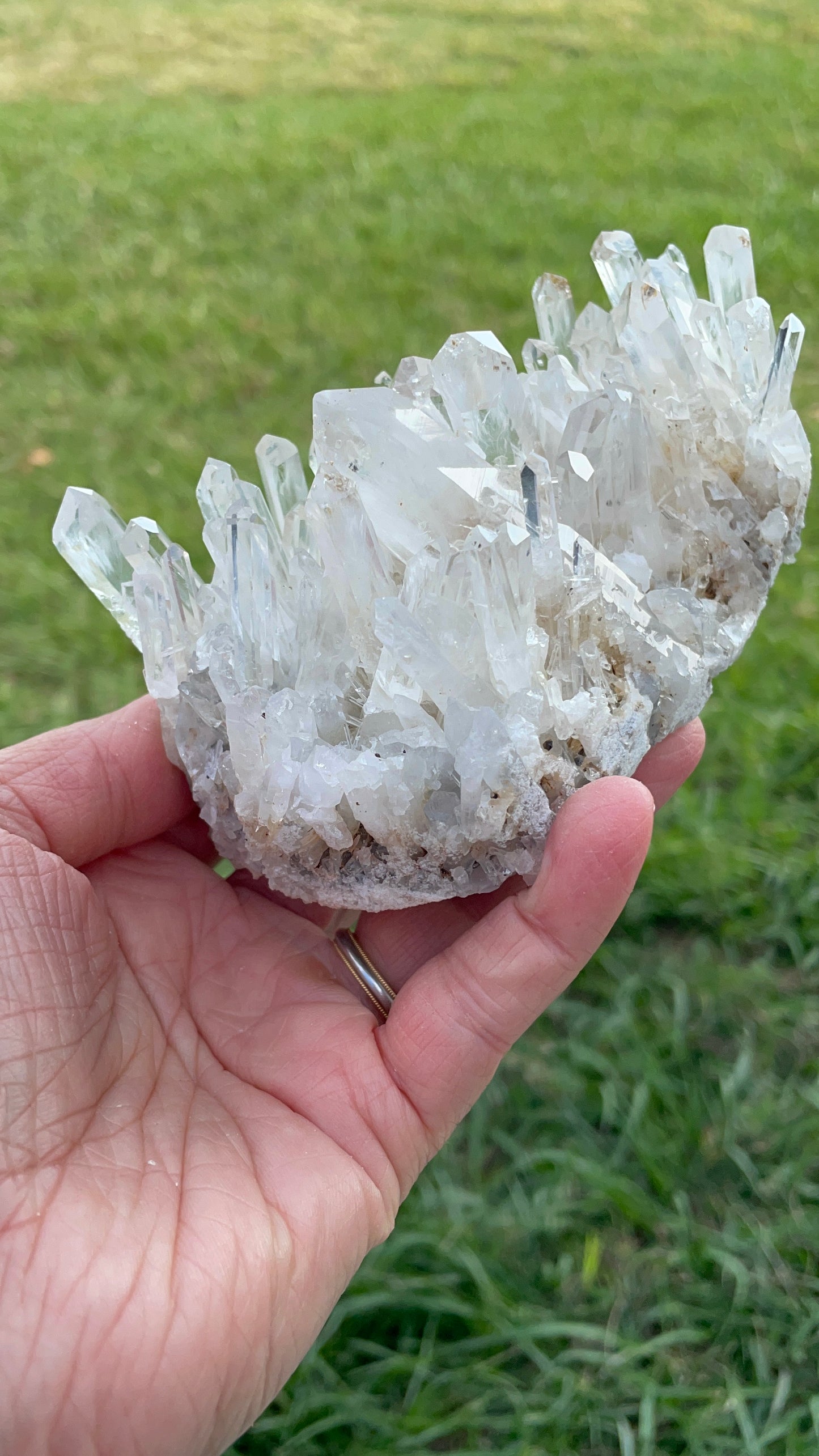 Needle Quartz Cluster 558g