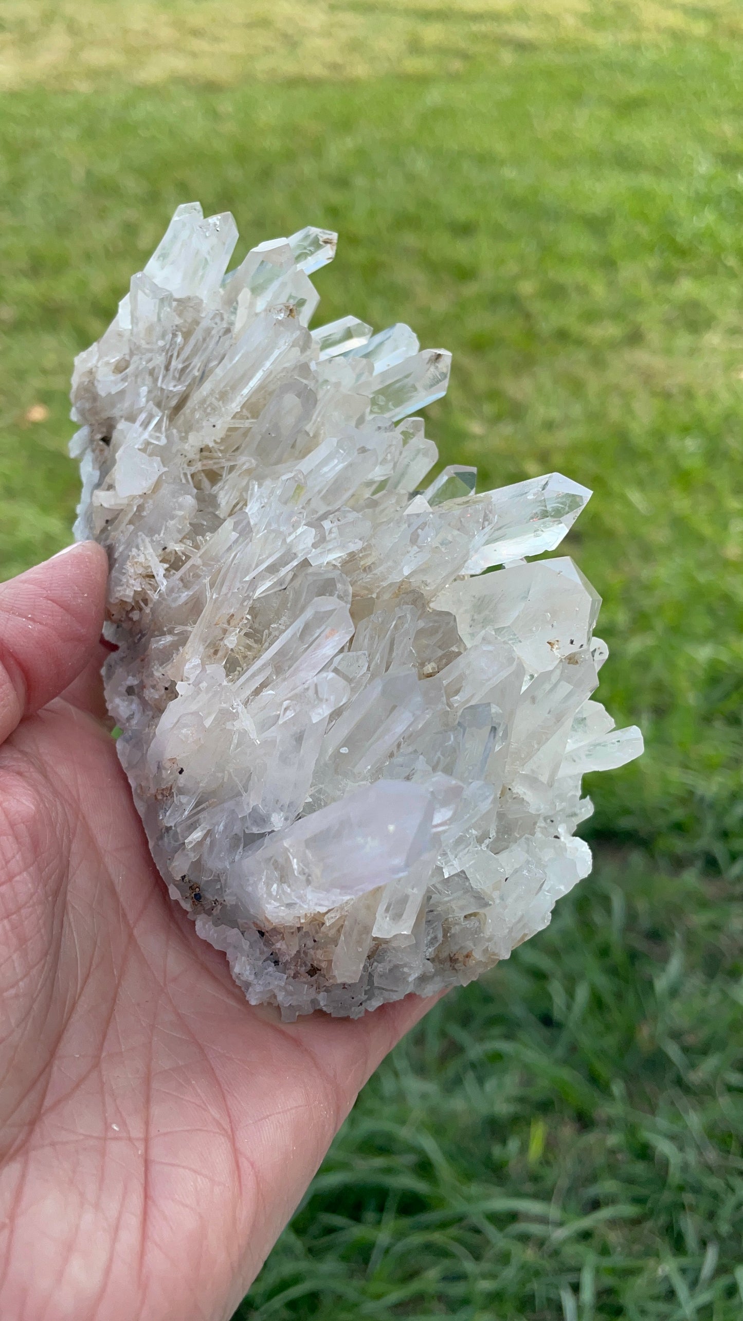 Needle Quartz Cluster 558g