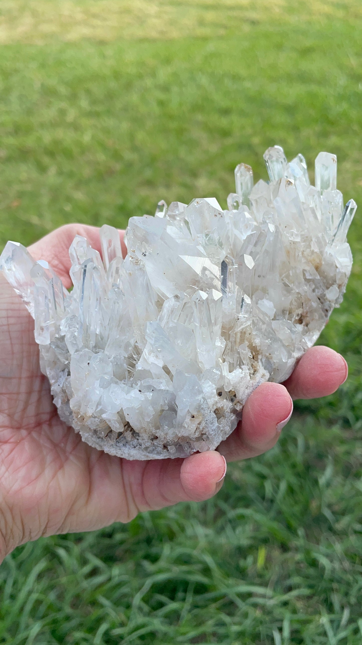 Needle Quartz Cluster 558g