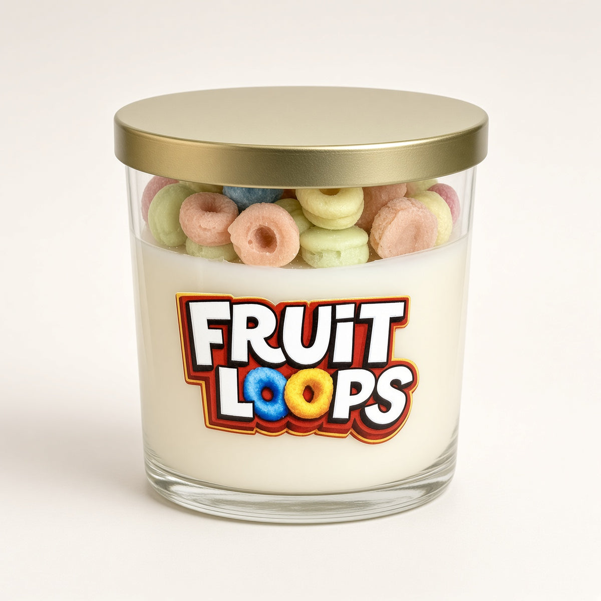 Froot Loops Soy Wax Candle 7oz | Fruity Cereal Scent