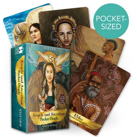 Angels and Ancestors Pocket Oracle by Kyle Gray | 55-Card Mini Deck