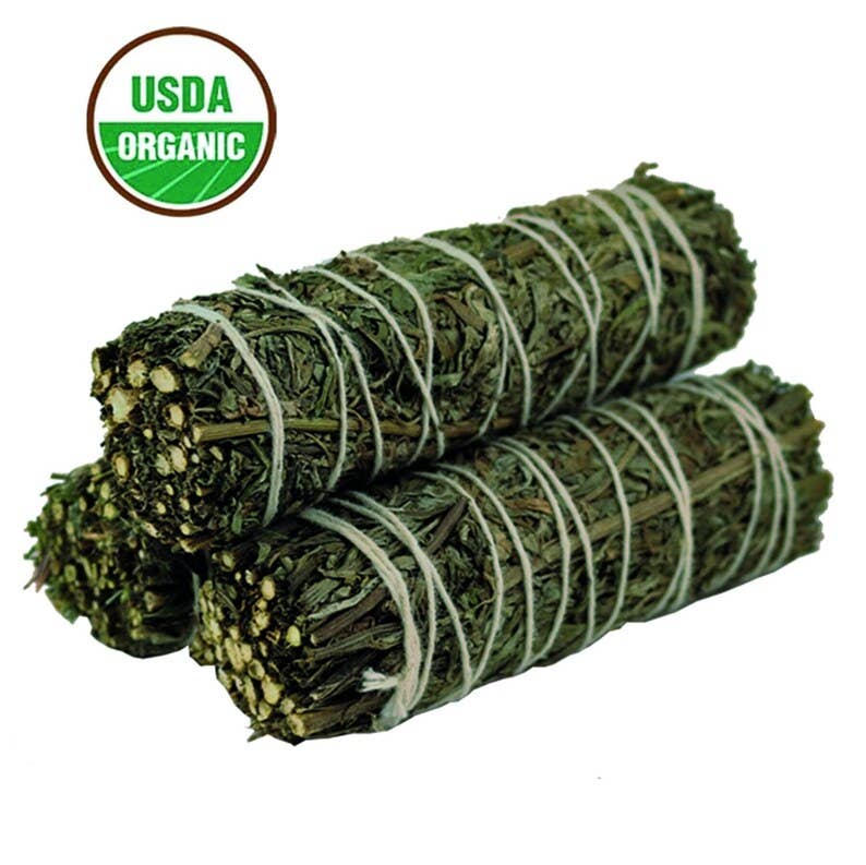 Mugwort Smudge Stick 4 Inch – Dreams, Protection & Intuition Bundle