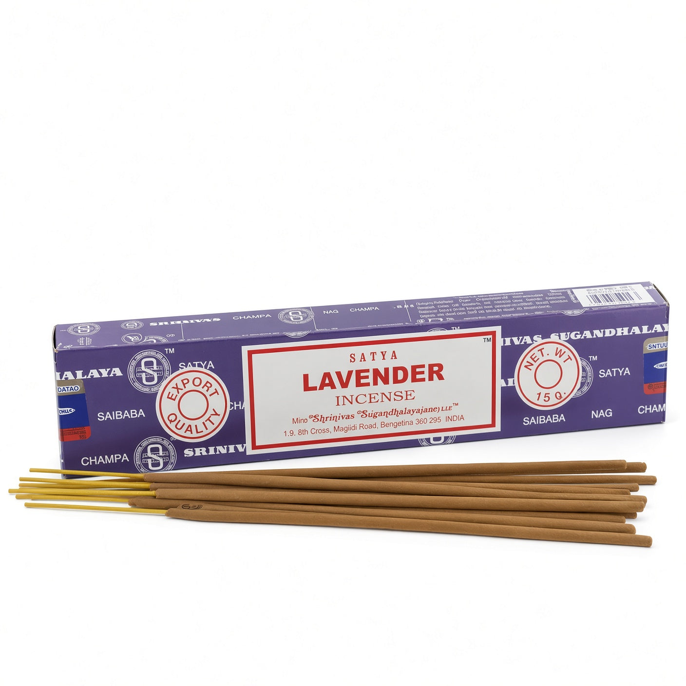 Satya English Lavender Incense Sticks (15 g)