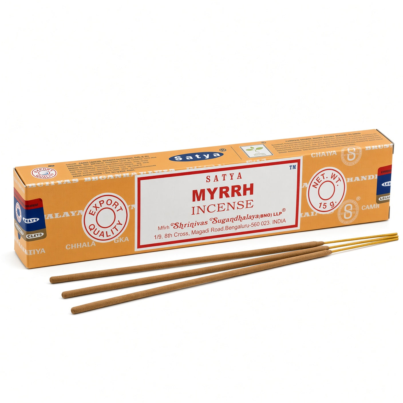 Satya Myrrh Incense Sticks (15 g)