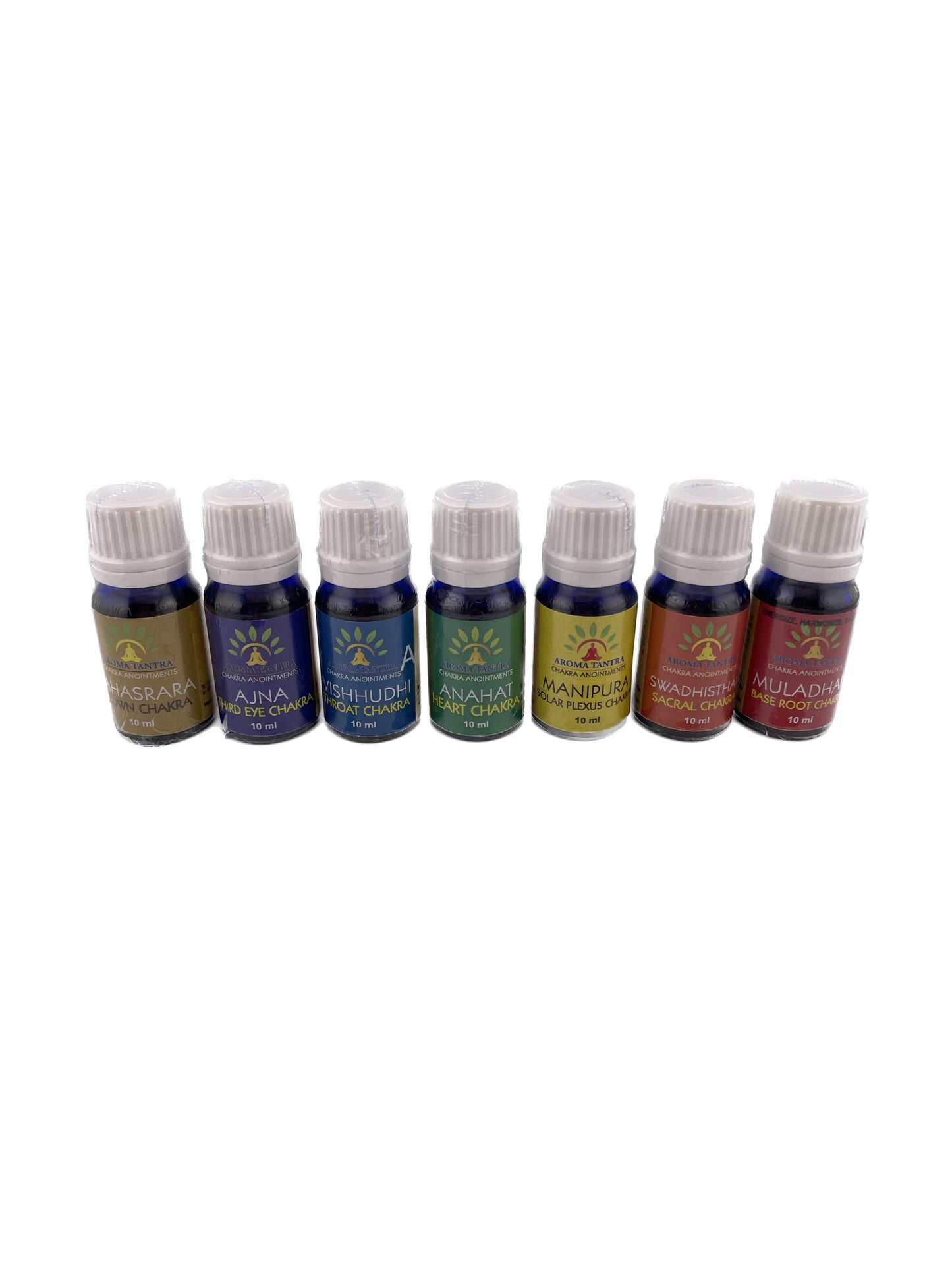 Chakra Oil Set of 7 by Aromatantra (10ml each)