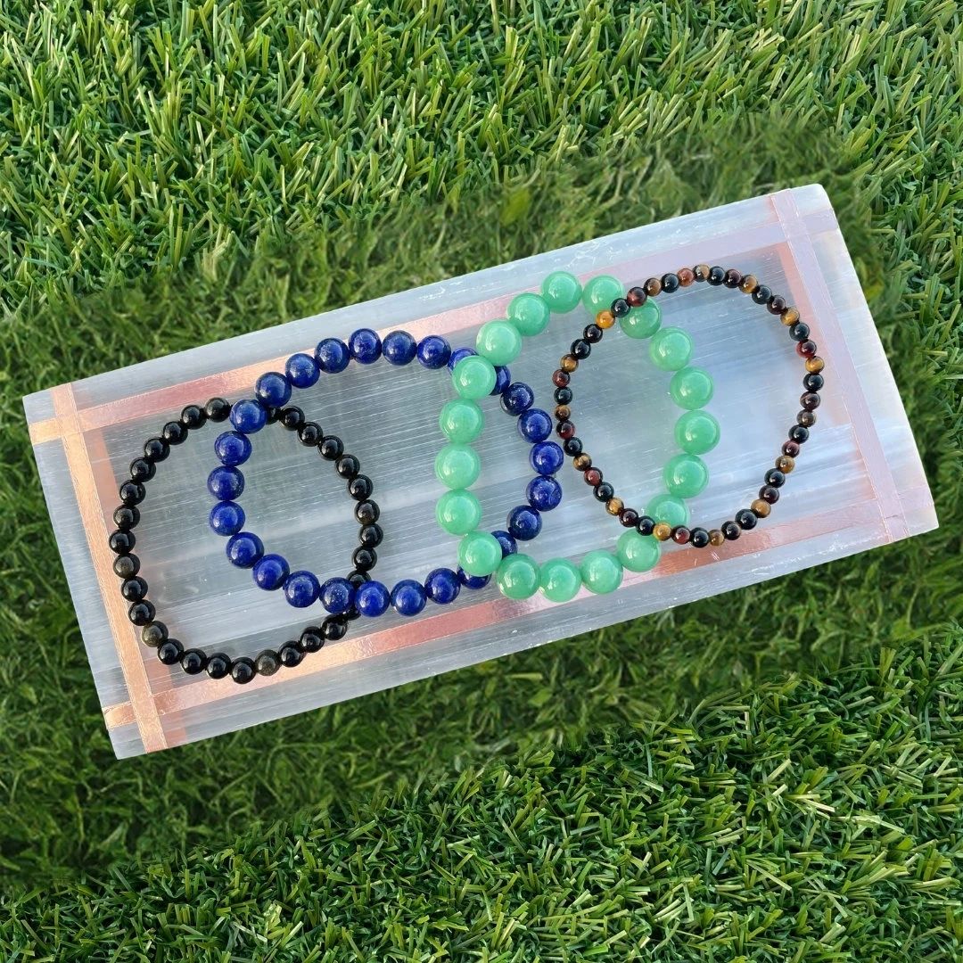 Copper-Infused Selenite Charging Plate - 8" x 3.5" - Cleanse · Charge · Lay out