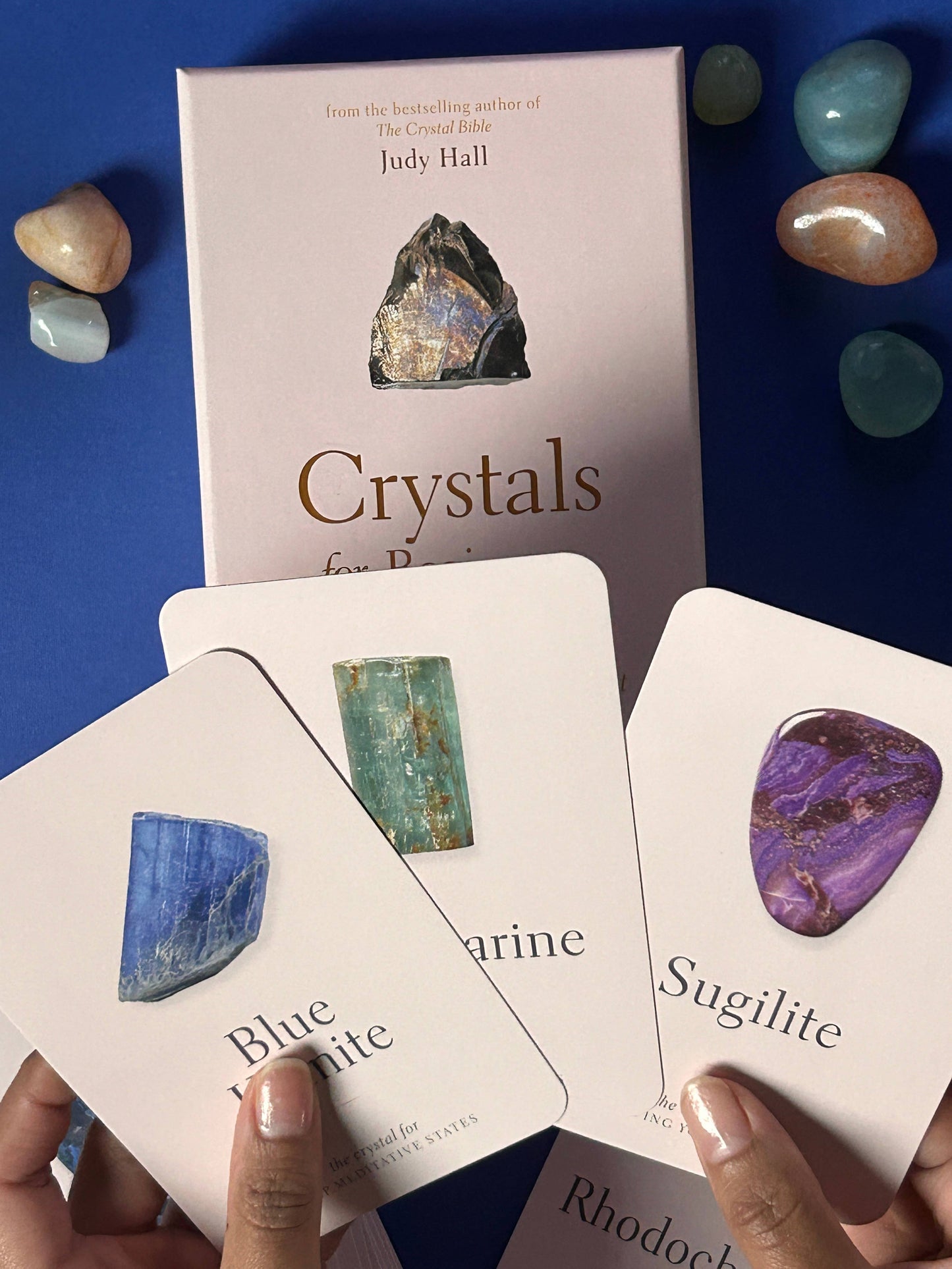 Crystals for Beginners by Judy Hall | 50 Crystal Reference Cards