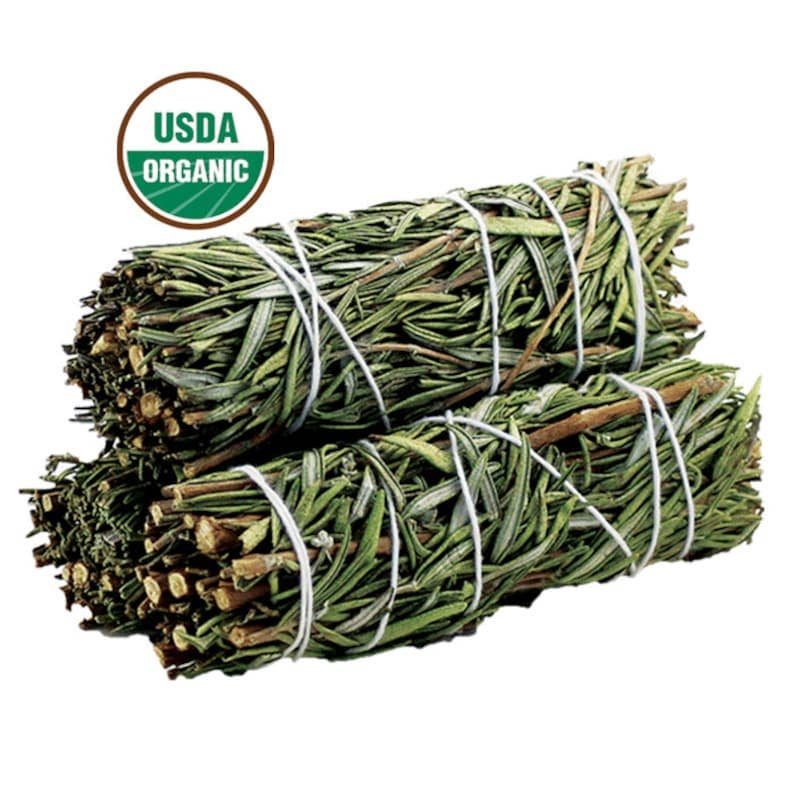 Rosemary Sage Smudge Stick 4 Inch – Cleansing, Clarity & Protection Bundle