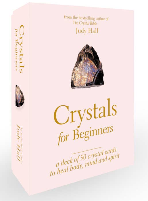 Crystals for Beginners by Judy Hall | 50 Crystal Reference Cards