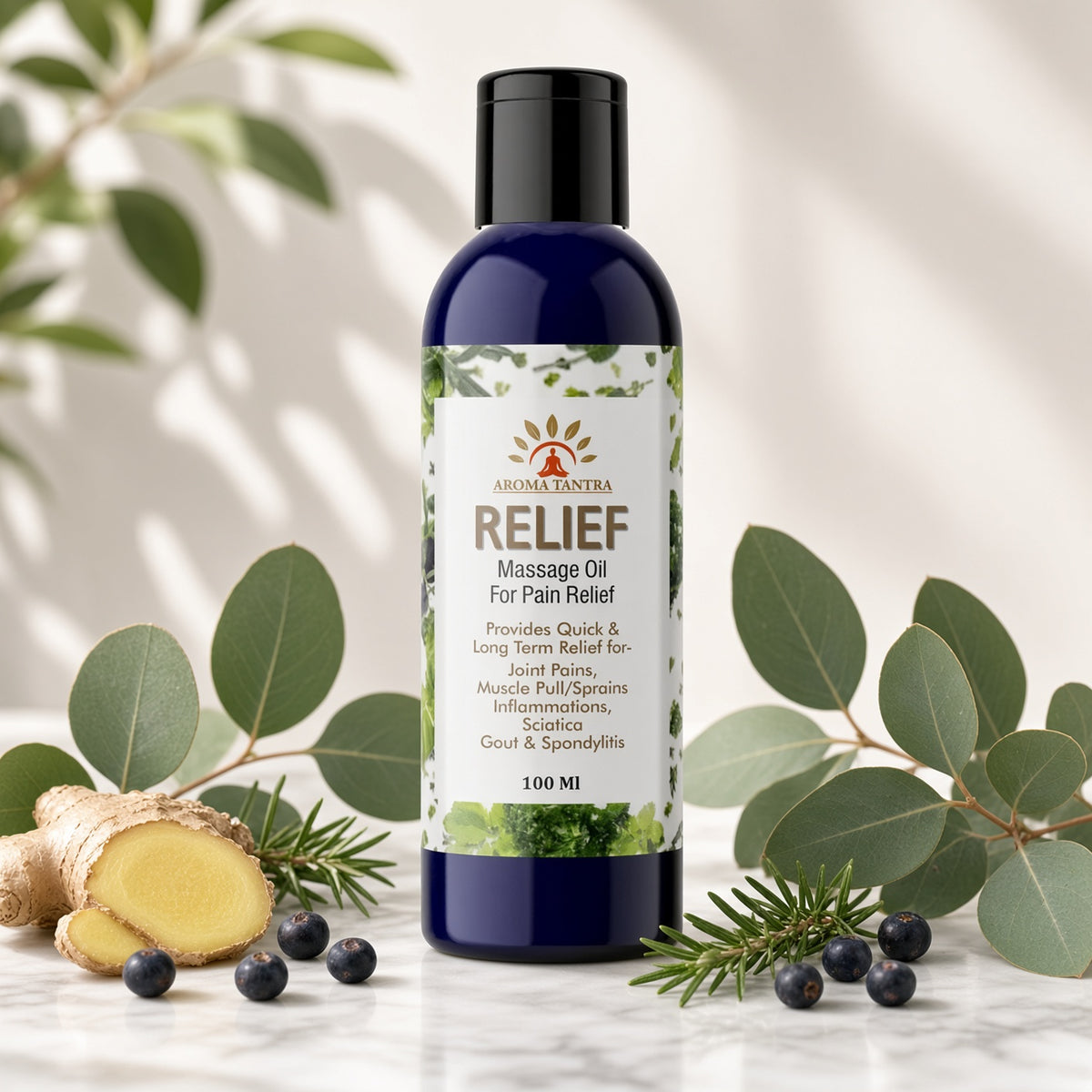 Relief Massage Oil 100ml - AromaTantra