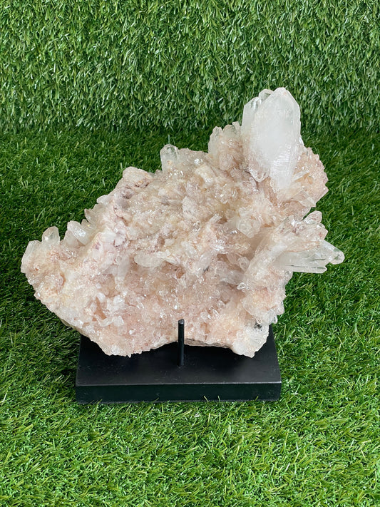 Pink Lemurian Quartz Cluster 2859g