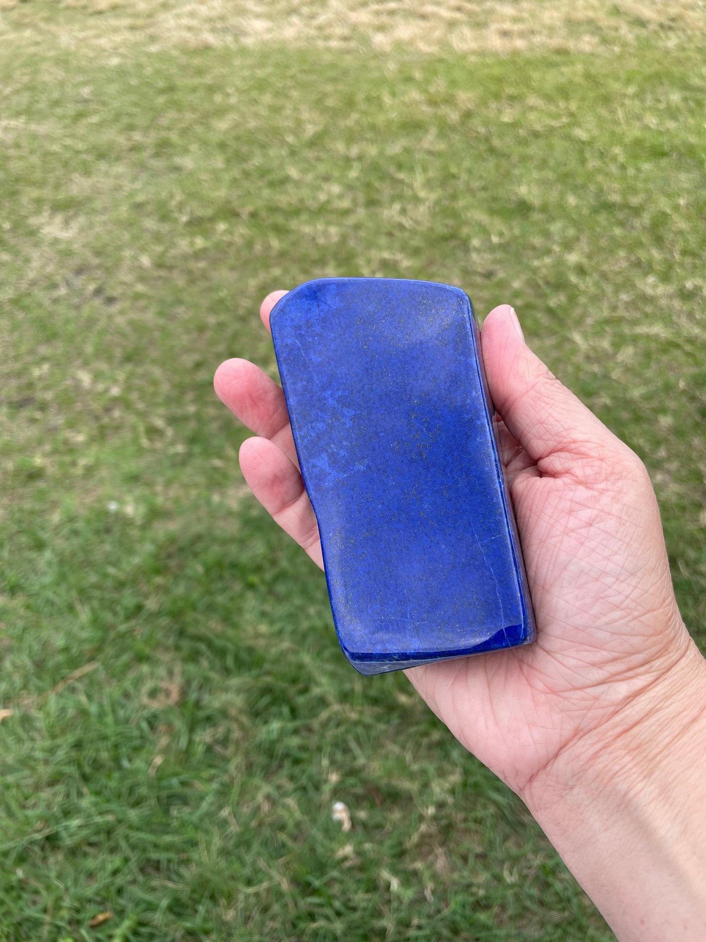 Lapis Lazuli from Afghanistan - Free Form - 457Gr - 4.5"x2.25"x1"