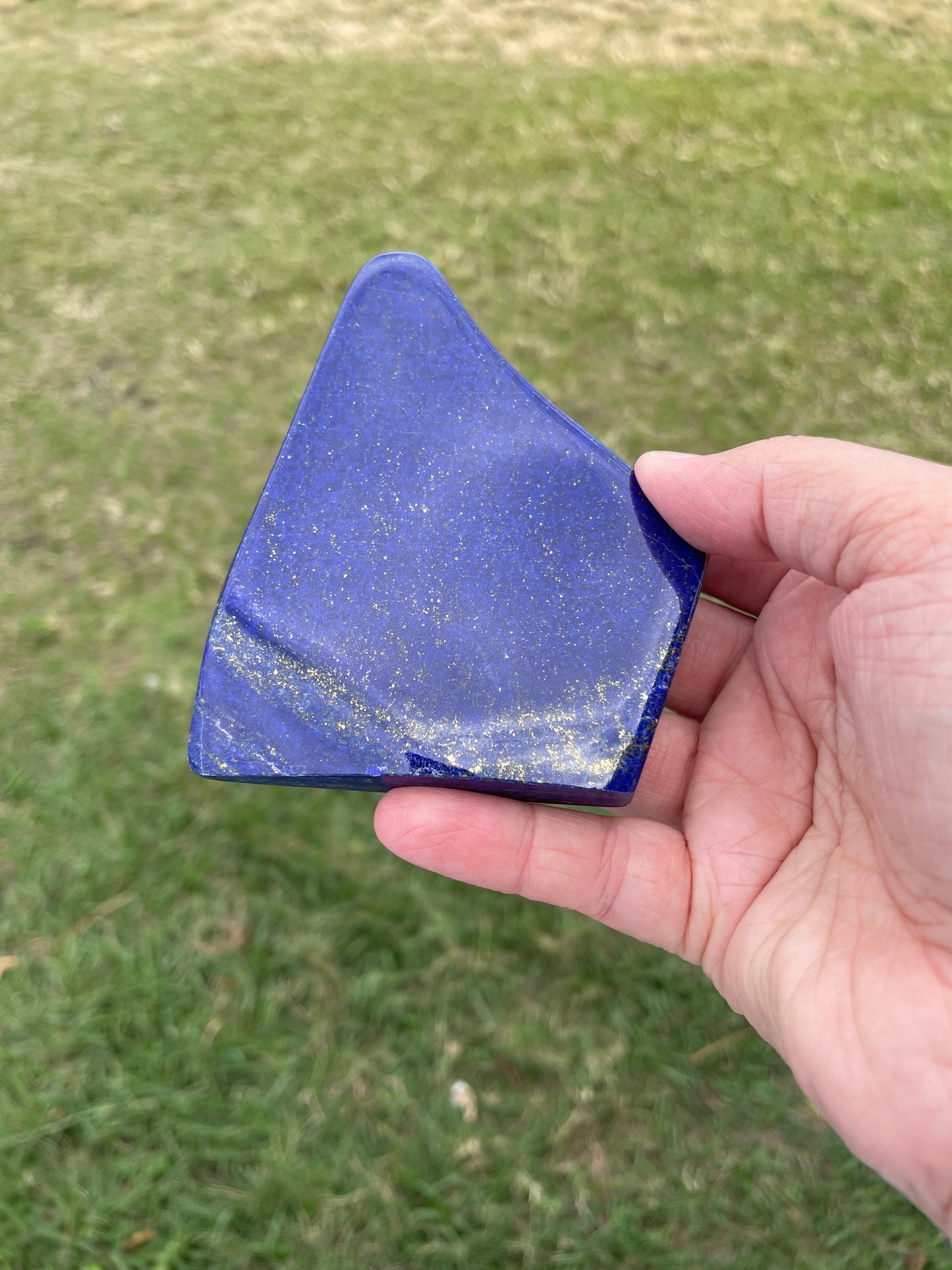 Lapis Lazuli from Afghanistan - Free Form - 265Gr - 4"x3"x0.5"