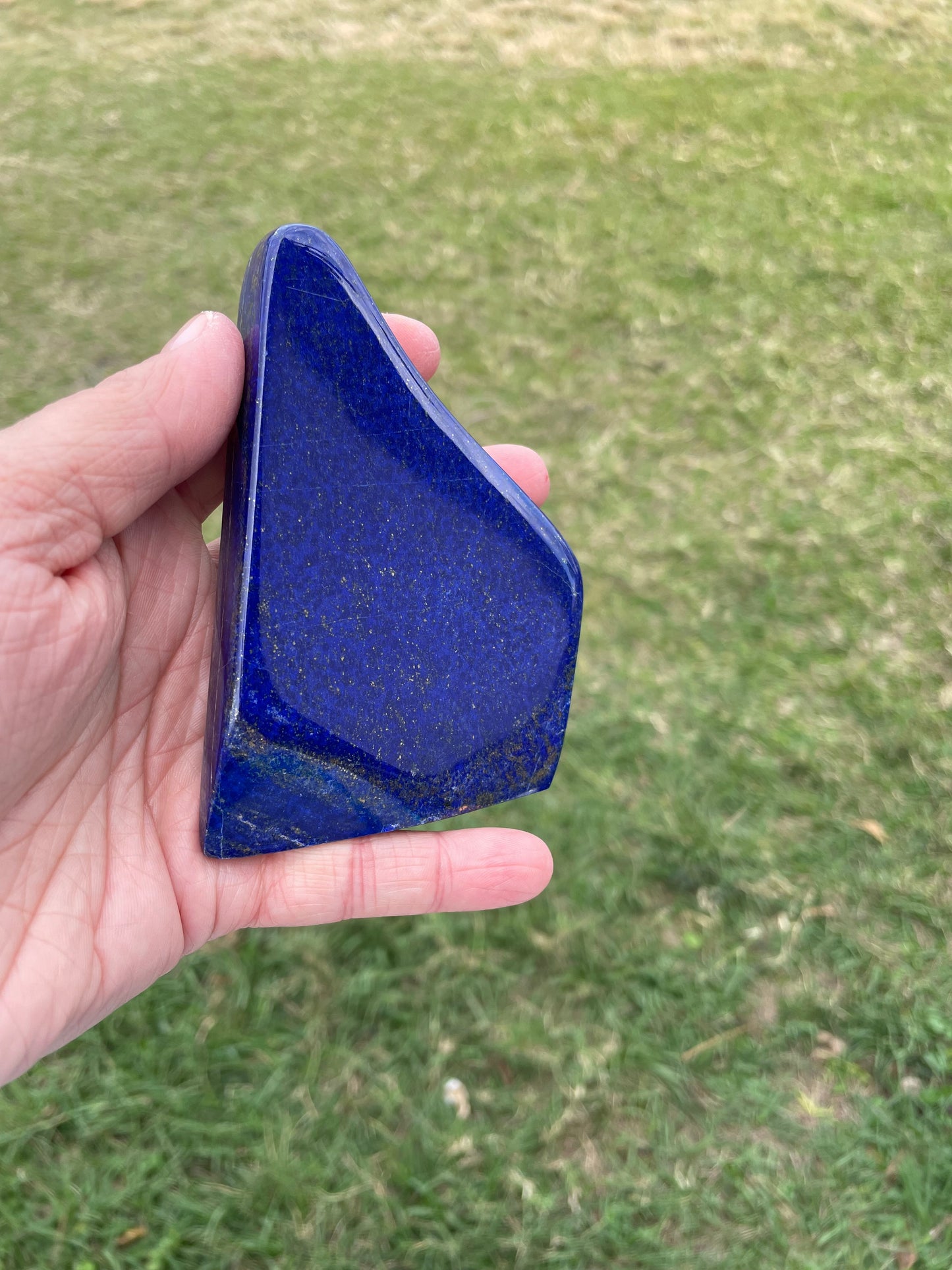 Lapis Lazuli from Afghanistan - Free Form - 265Gr - 4"x3"x0.5"