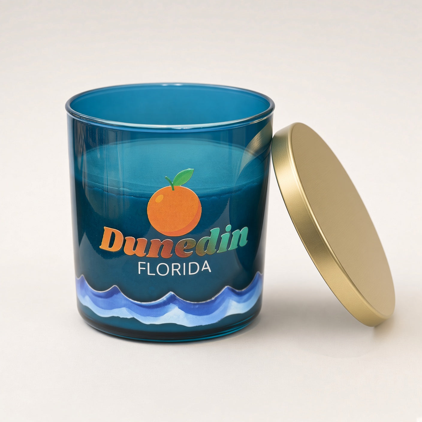 Dunedin Florida - Orange & Beachwood Scent - Soy Wax Candle 7oz
