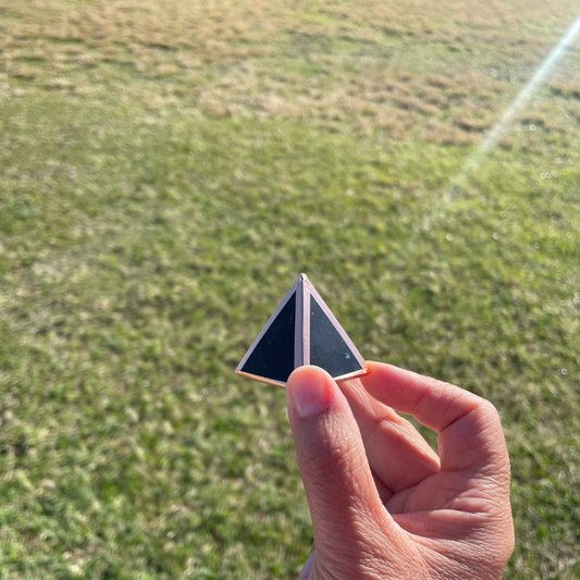 Copper-Infused Shungite Pyramid