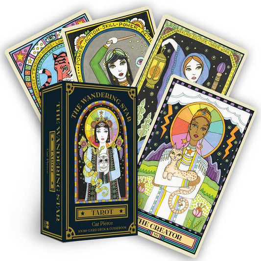 The Wandering Star Tarot by Cat Pierce | 80-Card Deck & Guidebook