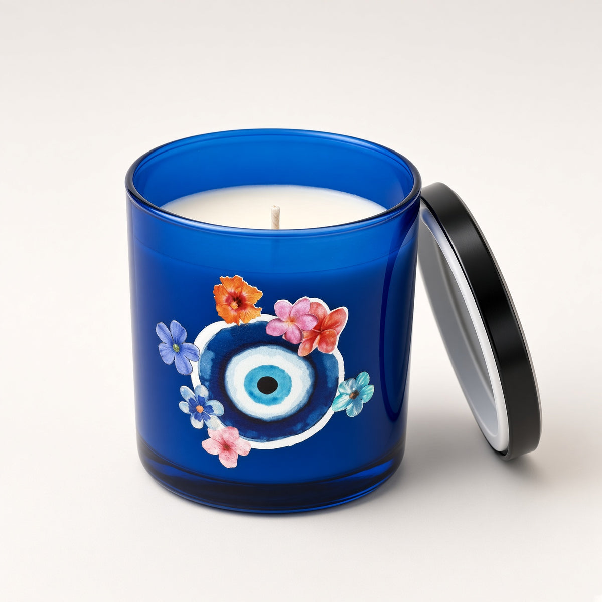 Evil Eye Sandalwood Soy Wax Candle 7oz