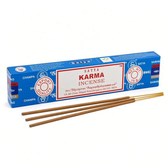 Satya Karma Incense Sticks – 15g Hand-Rolled Masala Incense