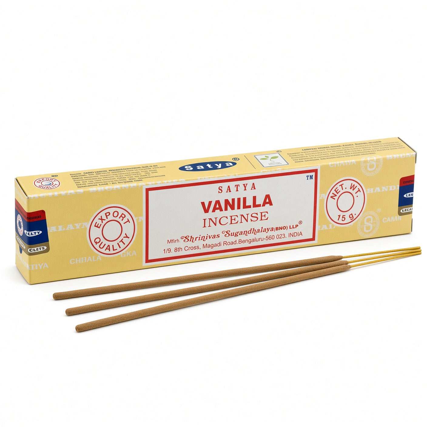 Satya Vanilla Incense Sticks (15 g)