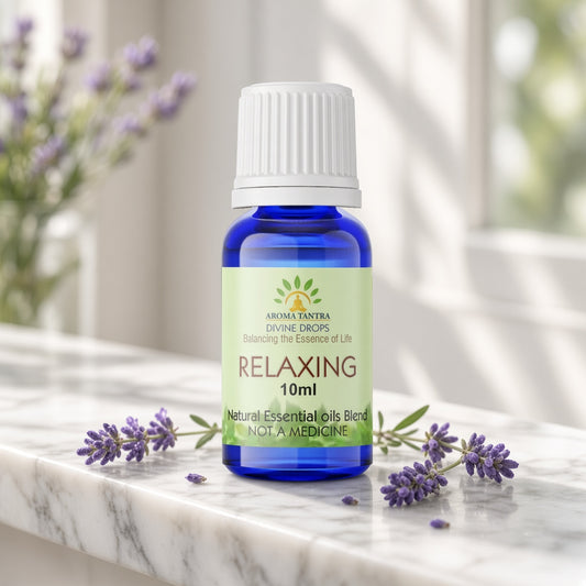 Relaxing Essential Oil Blend 10ml - AromaTantra Divine Drops