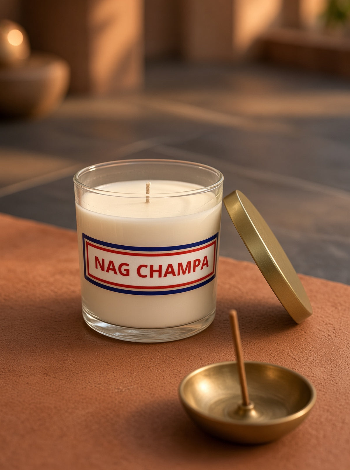 Nag Champa Scent - Soy Wax Candle 7oz